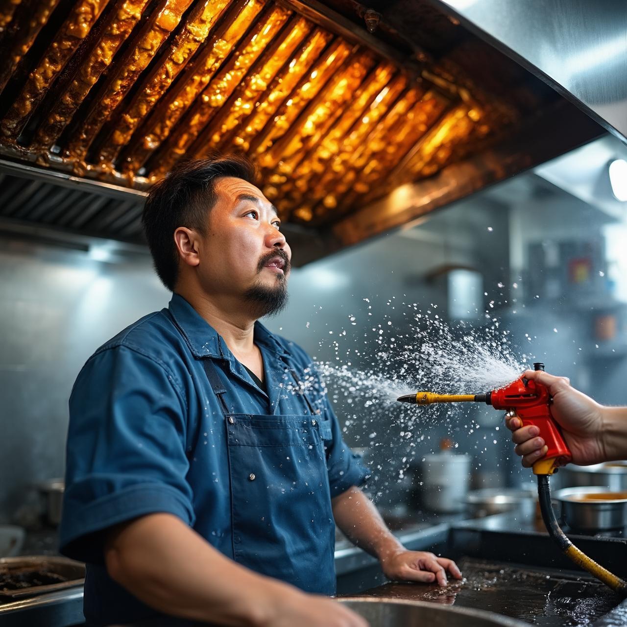 深圳火锅店油烟清洗为何要加密周期？重油垢场景的应对之道