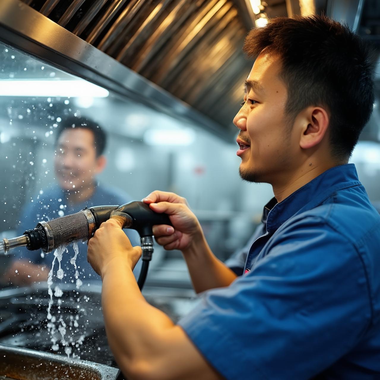 消防检查查什么？深圳餐饮厨房排烟系统清洗留痕指南